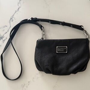 Marc by Marc Jacob’s Black/cream Leather Crossbody Bag